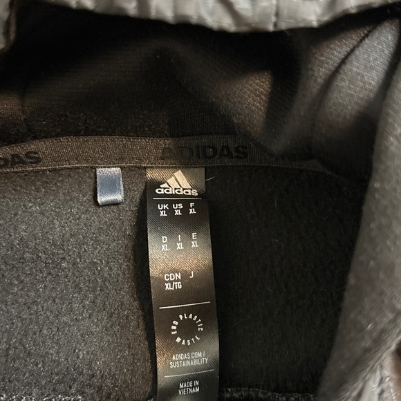 Adidas USF South Florida Bulls COLD.RDY Hoodie Mens XL Black Neon Green Logo - Picture 6 of 10